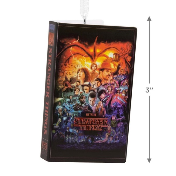 Hallmark Stranger Things VHS Christmas Ornament New in Box - Picture 5 of 8